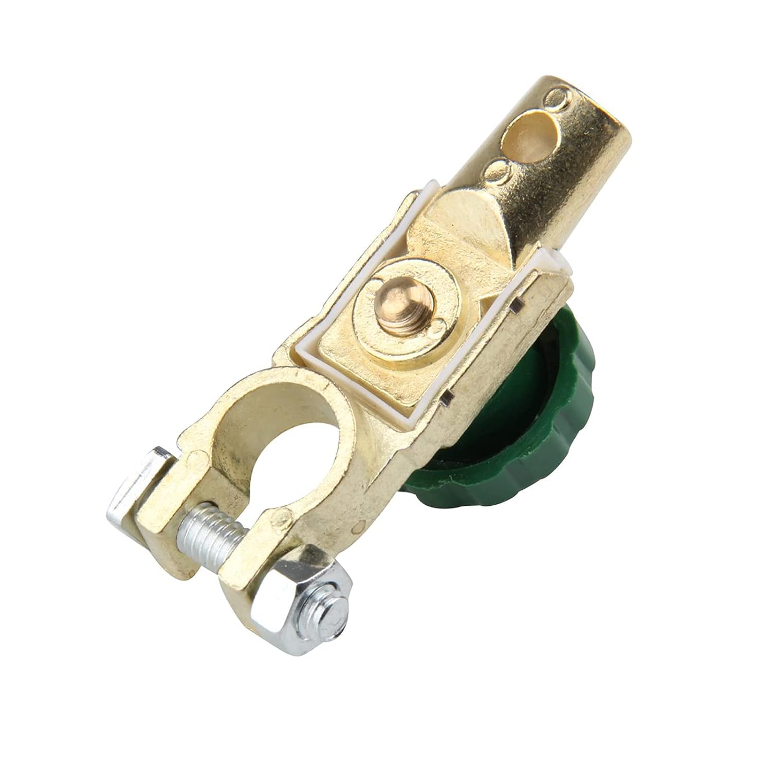 ANTS PART 2Pcs Auto Battery Terminal Disconnect Master Switch Cut-Off Brass