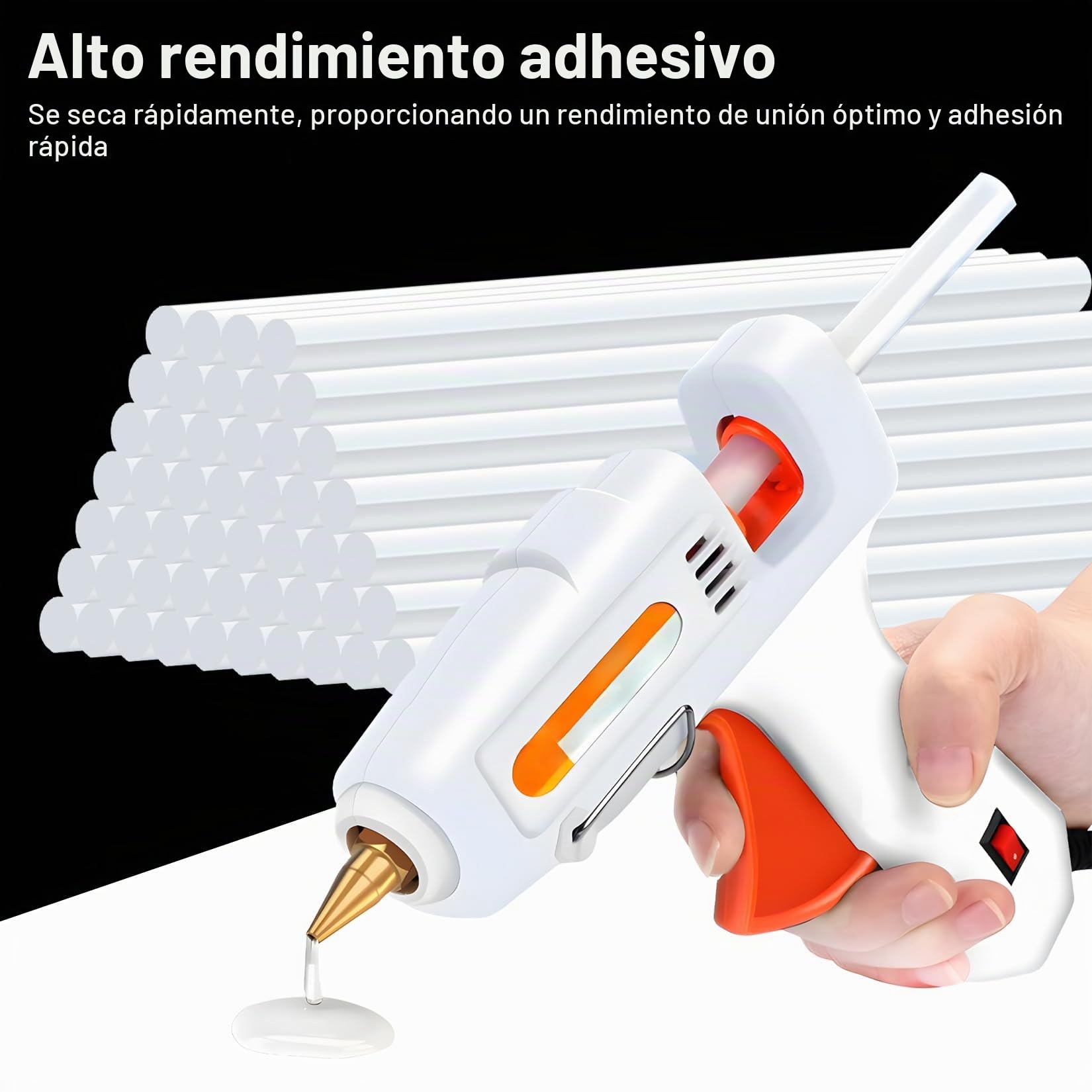 50 Pcs Barras de Pegamento Termofusible 11mm x 200mm, Barras de Pegamento Caliente, Barra Silicona Caliente para Pistola de Pegamentos Calientes, Palos de Pegamentos Transparente DIY Manualidades