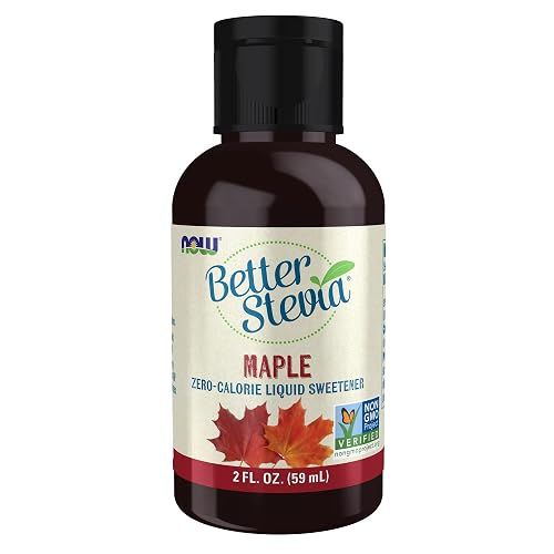 NOW Foods, Better Stevia, Liquid, Maple, Zero-Calorie Liquid Sweetener, Low