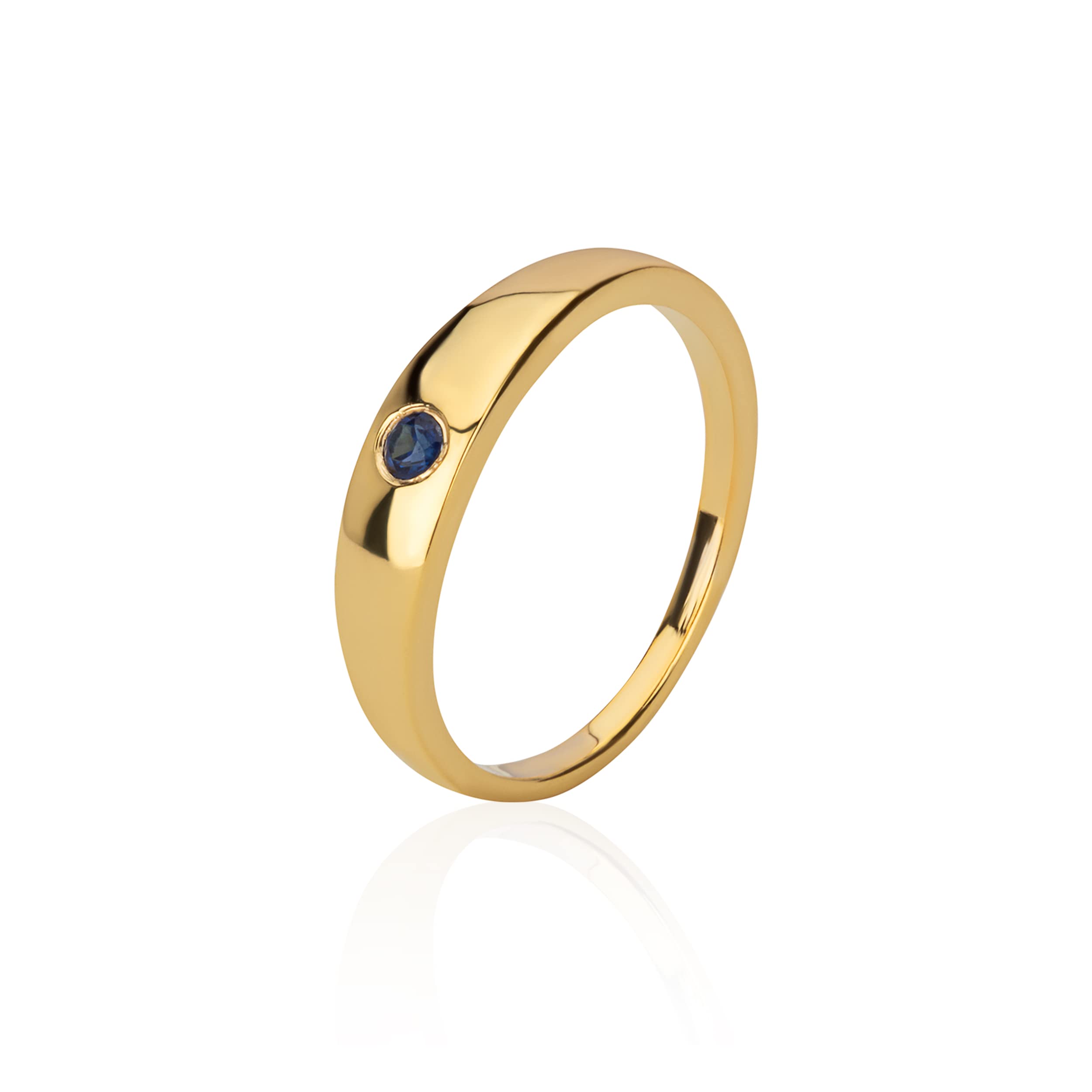 NKlaus Kettenanhänger kleiner Taufring, 333 Gelbgold, Glanz, 10-10,5mm