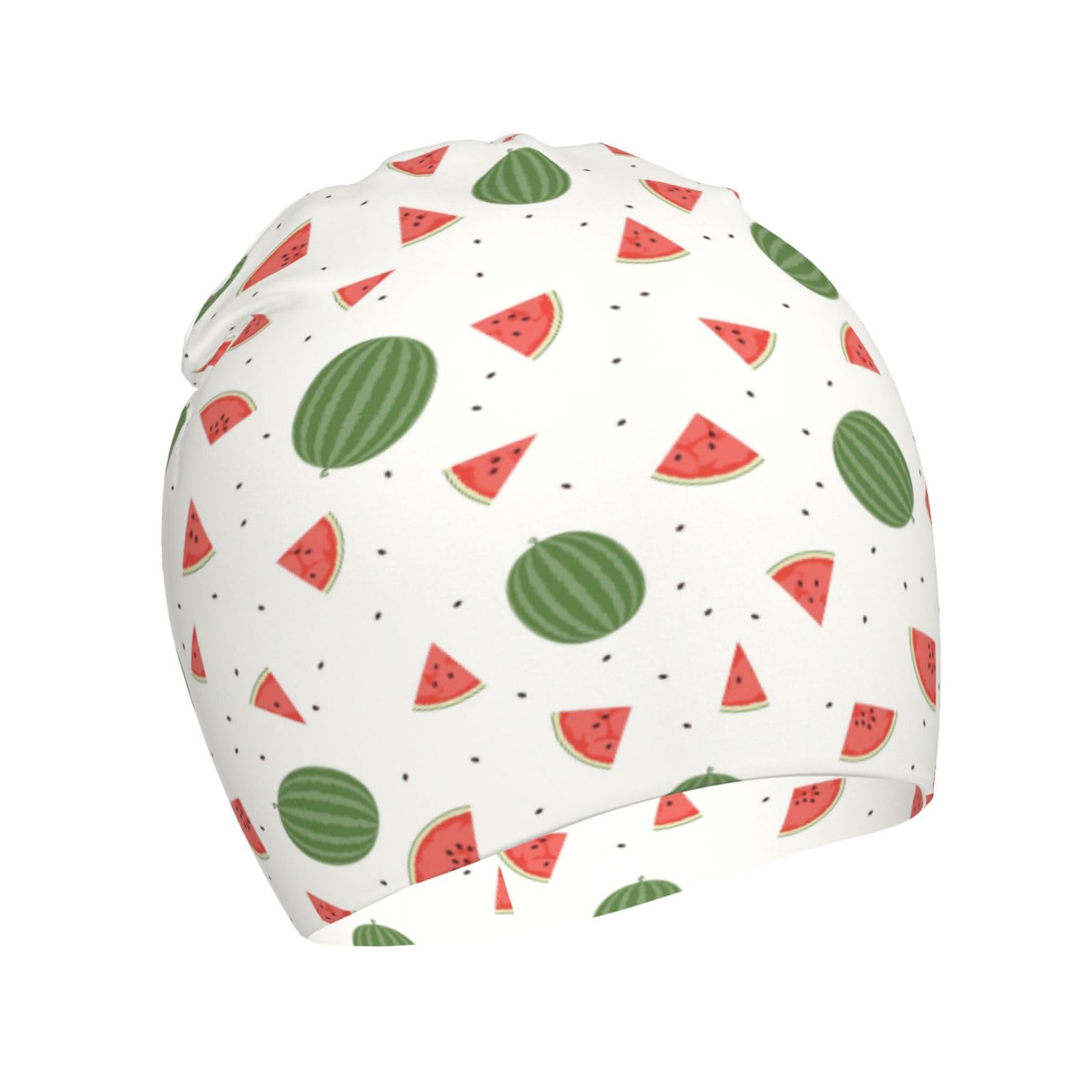 Rqzwdq Watermelon Print Kids Beanie Hats Warm Knit Beanie Cap Skull Caps Gifts Decor for Boys Girls White