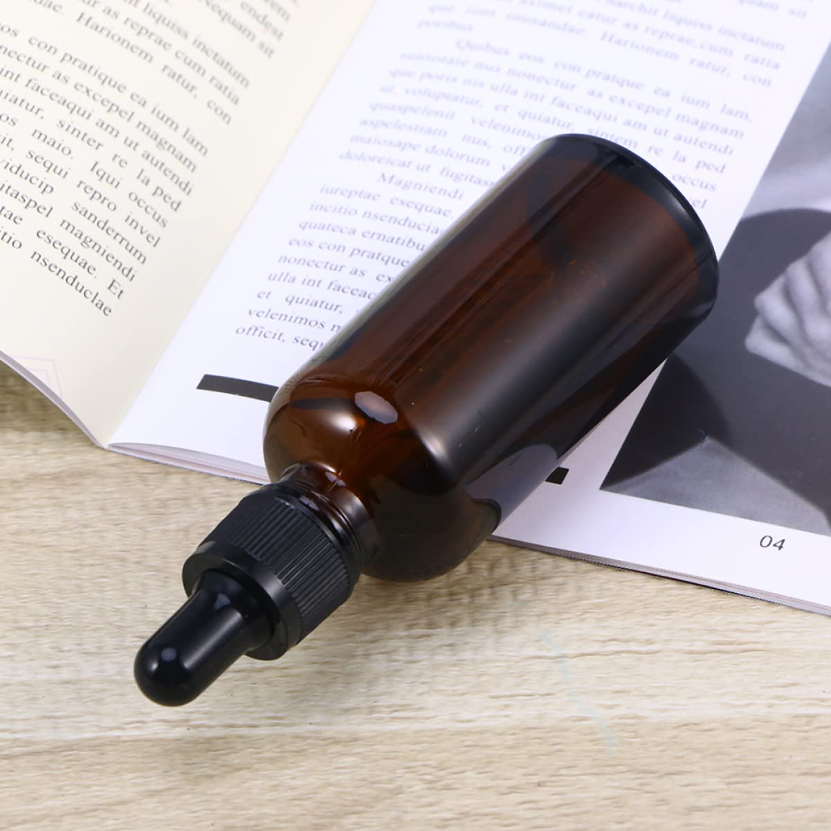 FUNOMOCYA Bottle Set 6 Pack Glass Dropper Bottles Perfume Subpackaging Refillable Dropper Bottle for Travel