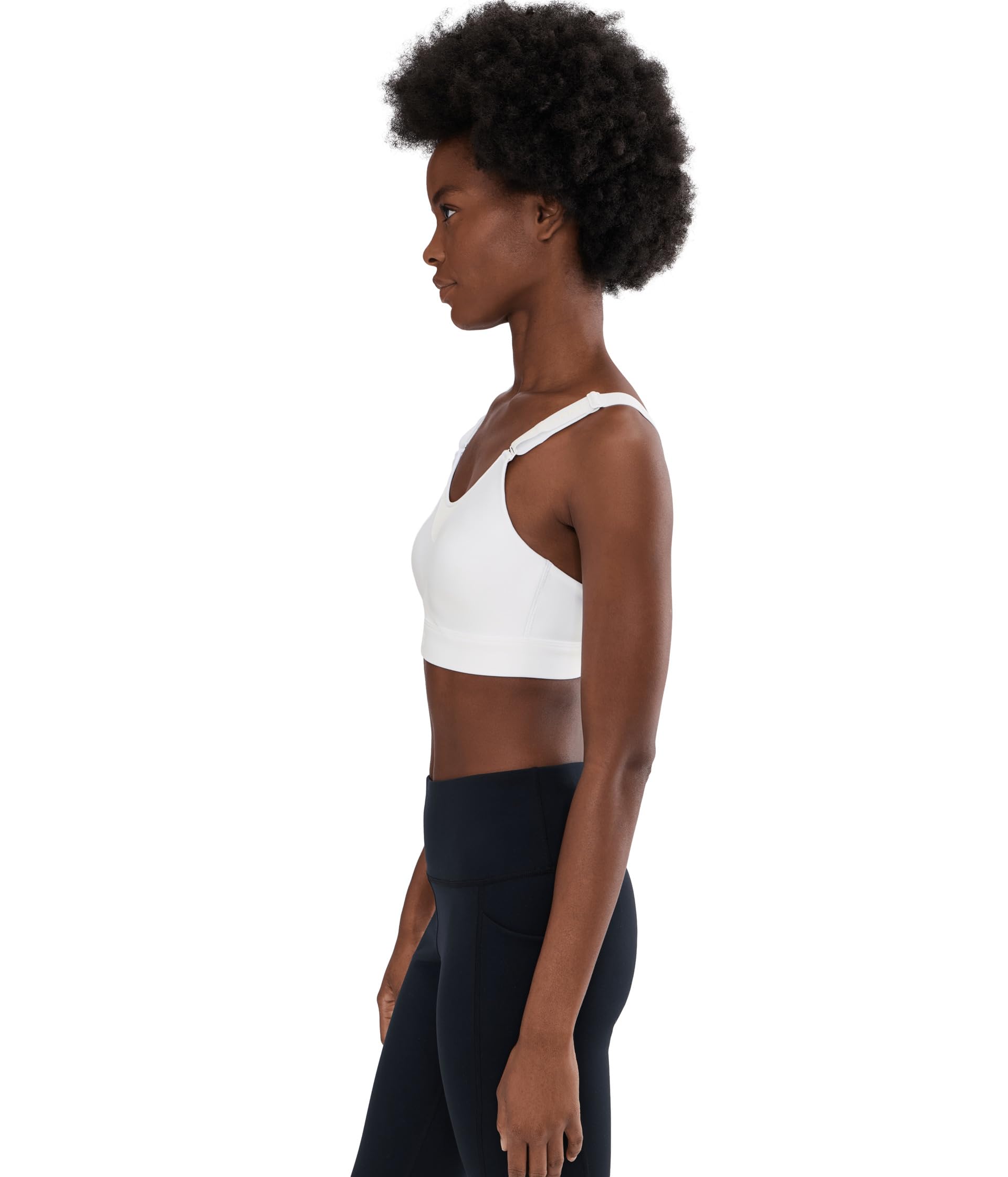 Under Armour Reggiseno sportivo da donna Infinity ad alto impatto, (101) bianco/bianco, S D-DD, (101) Bianco / / Bianco, D-DD S