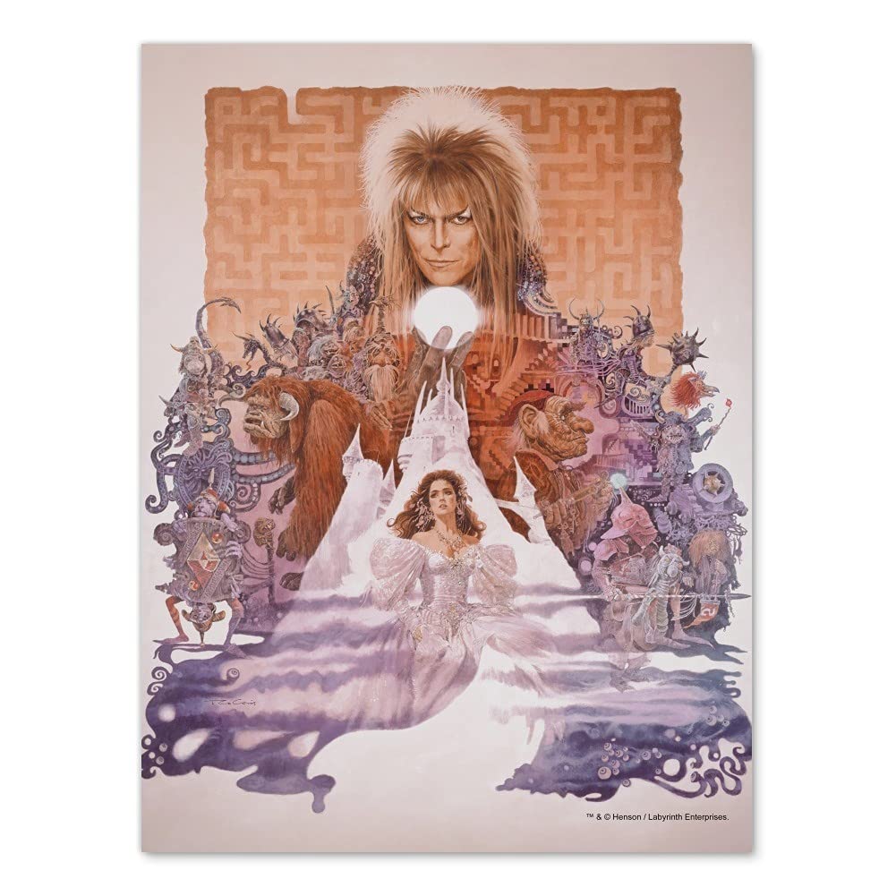 Amazon.com: Labyrinth Movie Art Goblin King Jareth David Bowie