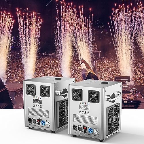 600 W DMX – Máquina pirotécnica de efectos especiales, efecto máquina de escenario con mando a distancia, para bares, fiestas, Halloween, Navidad, bodas, conciertos
