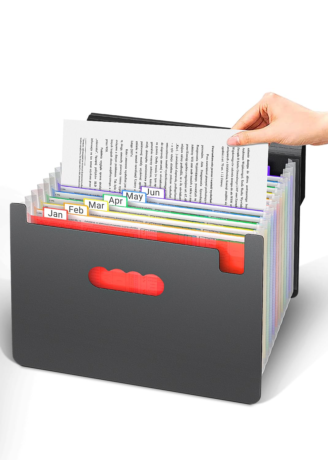 Amazon.com : TOPCJ Expanding File Folders,Accordion File Organizer
