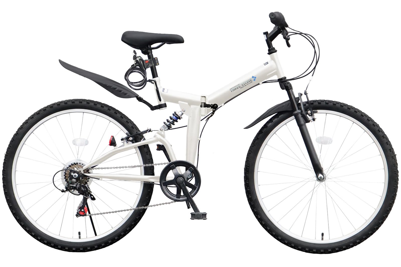 Amazon | THREE STONE 折りたたみ自転車 自転車 26インチ AJ-02