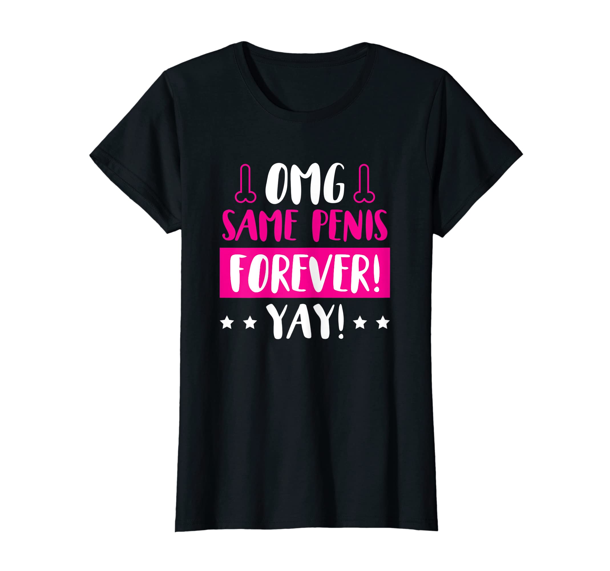 JGA Junggesellinnenabschied Polterabend VerlobungWomens Same Penis T-Shirt Funny Bridal Party Alcohol Wedding T-Shirt