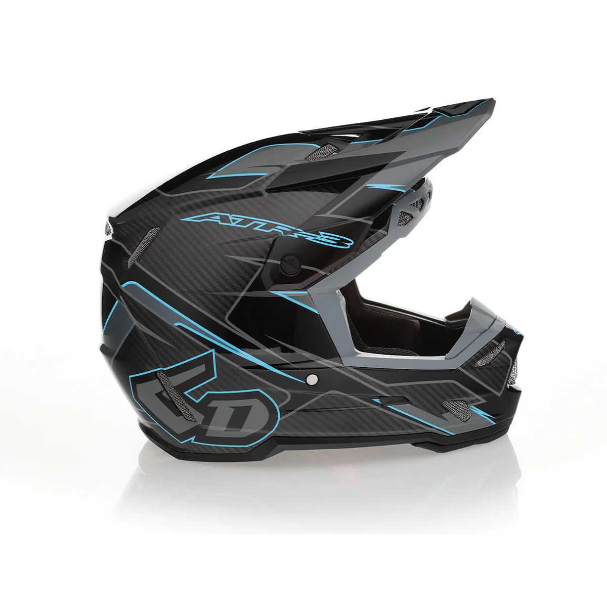 6D Helmets ATR-3 Adult Off-Road Motorcycle Helmet | Reflex | DOT FMVSS 218 & ECE 22.06 Certified | Omni-Directional Suspension (ODS) System | 3K