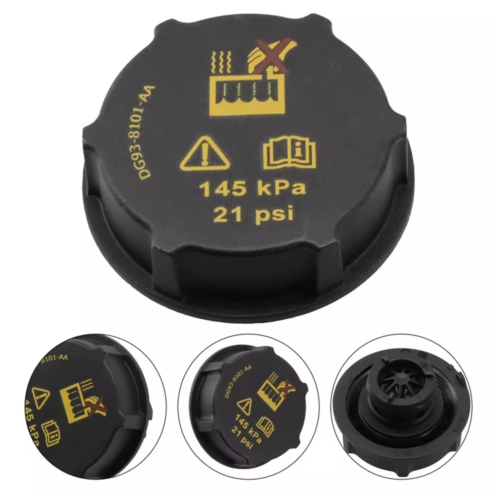 Compatibile Con Lincoln Per MKC 2.0 .3 L L4 2015 2016 2017 2018 2019 Vaso Di Espansione Del Liquido Refrigerante Motore Per Auto Coperchio OEM: EJ7Z8A080B Motore Serbatoio Raffreddamento