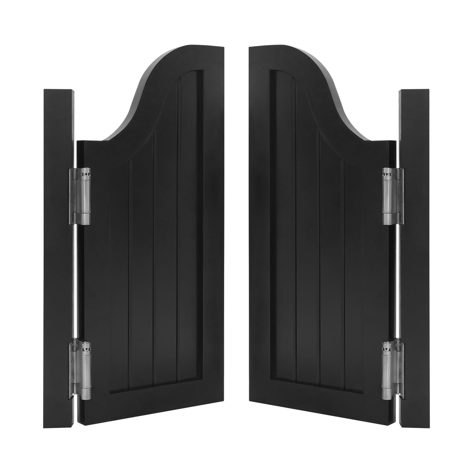 Dual Partition Door,Interior Solid Wood Swing Door, Room Divider,Louvered Cafe Door,Porch Entrance Swinging Door,180° Rotation Angle for Balconies,