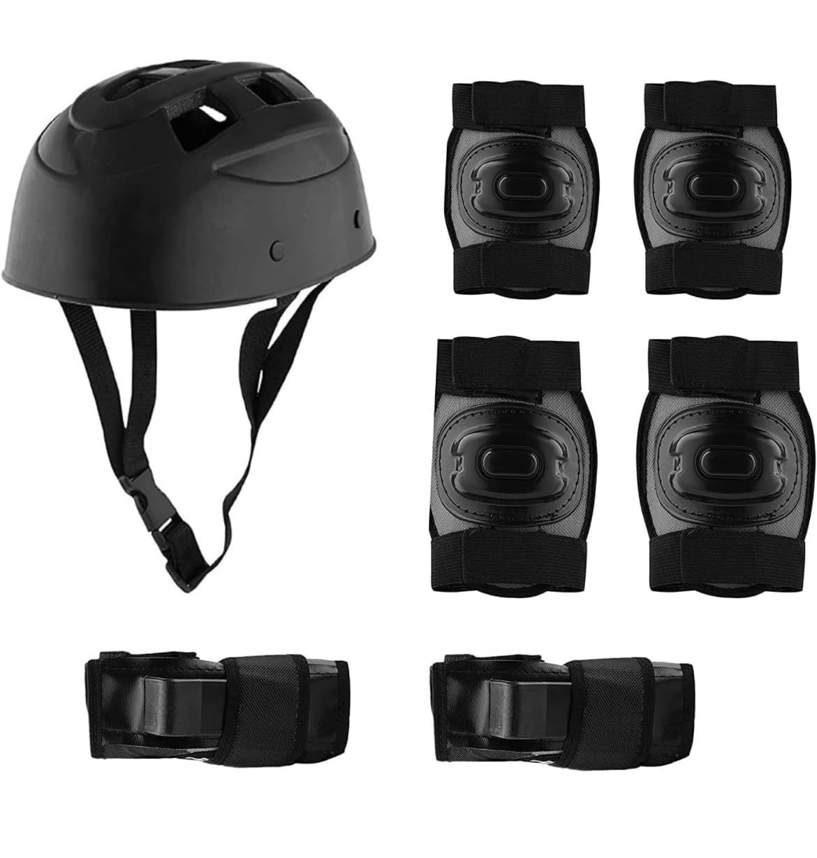 CRC Sports Industries Skating Guard, Protective Skating Guard Kit | Skate, Cycling Protection Set | Multi Sport Gear, Helmet Elbow Guards Knee Caps & Hand Gloves (STANDARD) (B0D8V264R7) Amazon Price History, Amazon Price Tracker