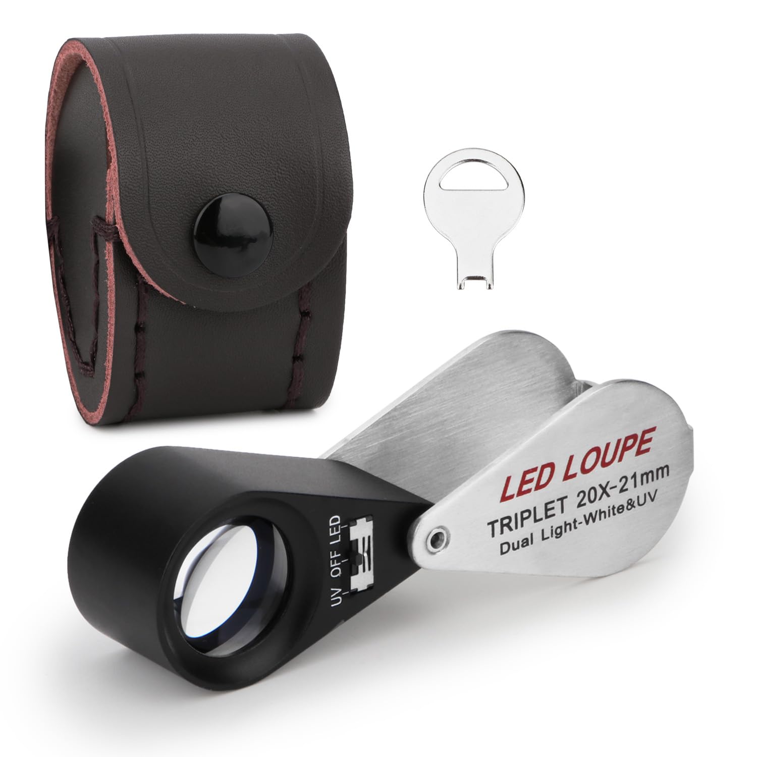 Amazon.com: 20X Pocket Magnifier Mini Portable Magnifying