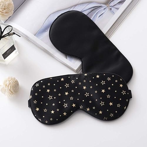 Miniatura 5 de Tim&Tina - Antifaz de seda para dormir (ajustable, plegable).