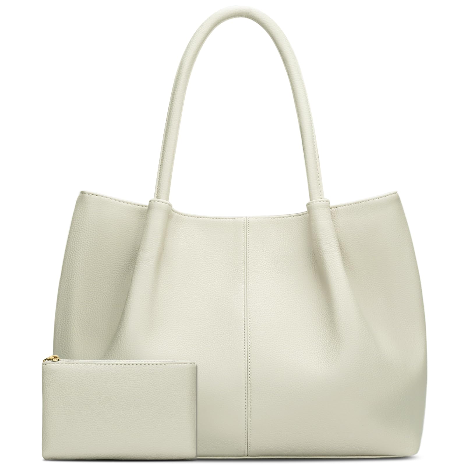 KKXIU Tote Bag for Women Vegan Leather Shoulder Purse Large Capacity Travel Bag