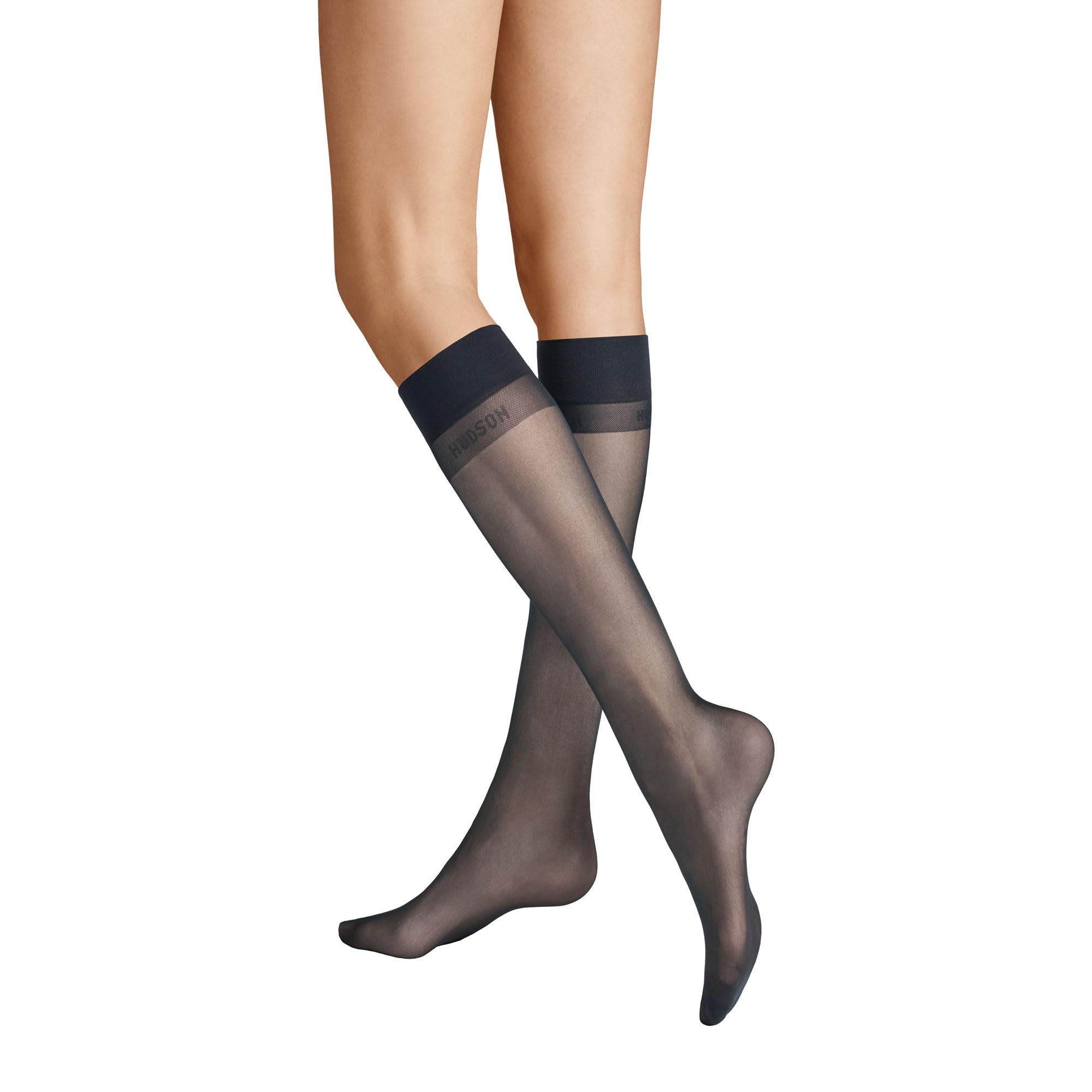 Hudson Soft Matt 20 druckfreier Bund Knee-High Socks, marine,