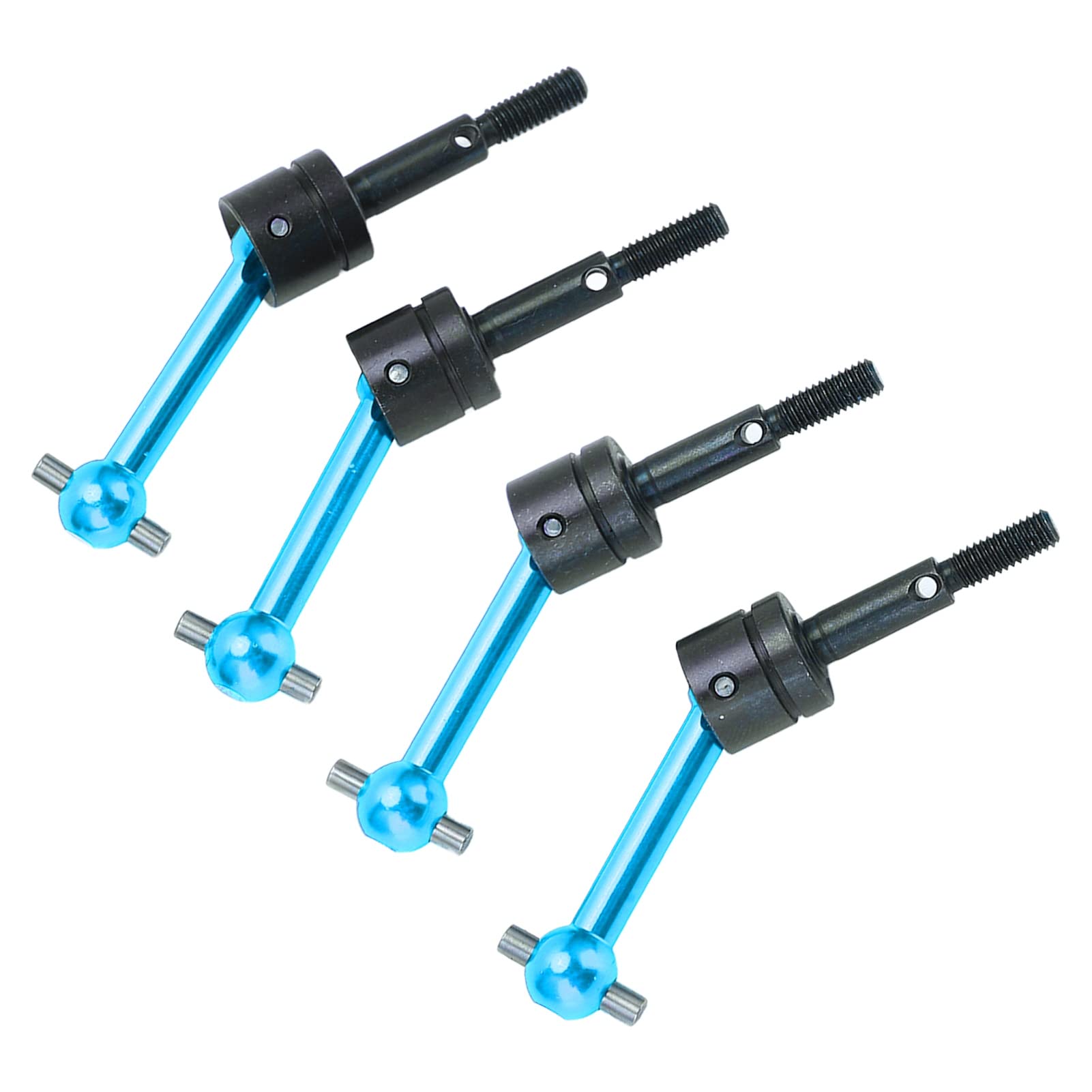 Front & Rear Axle Drive Shaft CVD Set, 4Pcs Metal Universal Drive Shaft