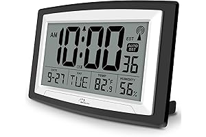 WallarGe Atomic Clock with Backlight - A Precise Timekeeper for Your Home