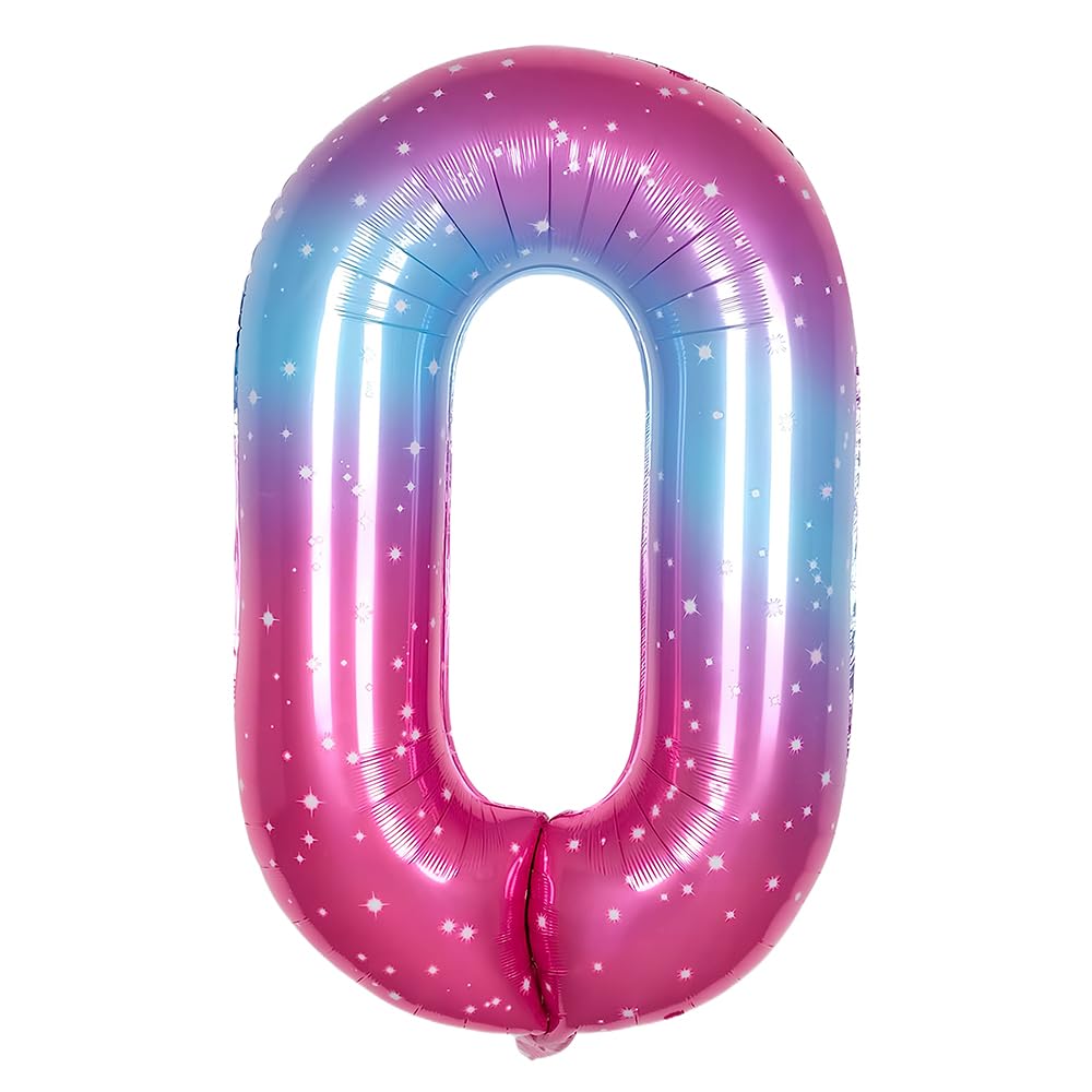 Foil Globo Número 5 Azul 40" (101cm), Inflable Helio o aire, Gigante Numeros 0-9, 10-19, 20-29, 30-100, Grande Globos Decoración para La Boda Aniversario y Cumpleaños Fiestas — view 527