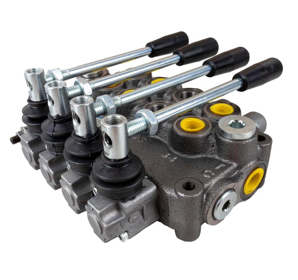 Distributore Oleodinamico Ama 4 Leve Doppio Effetto 40L 180 Bar