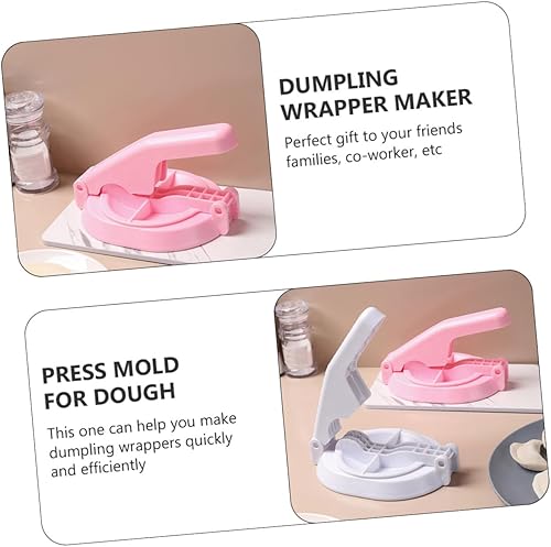 Miniatura 5 de HOMSFOU 3 piezas de envoltura de bola de masa para hacer tortillas, molde de piel de bola de masa Roti, prensa de purrito, fabricante de masa,