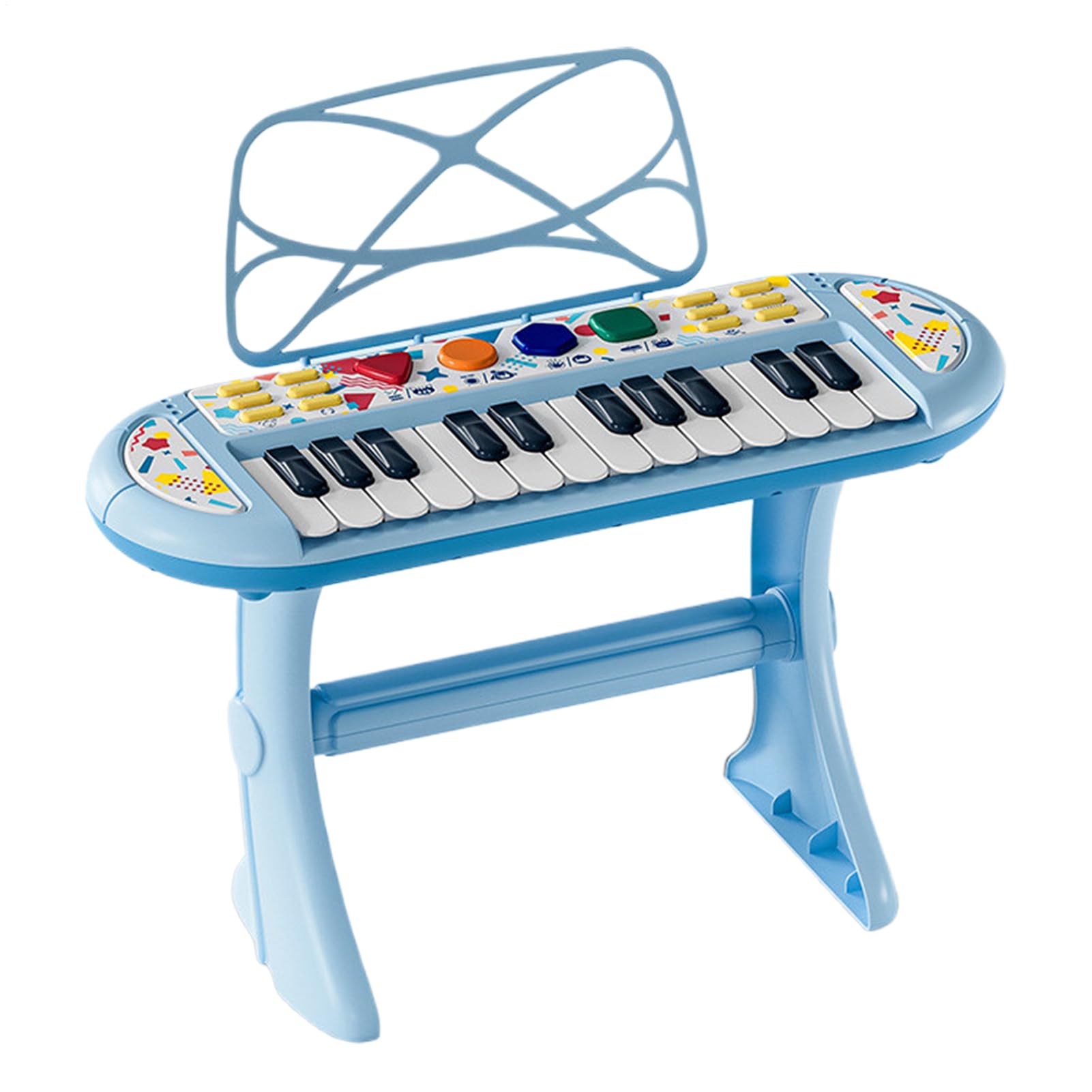 Klawiatura Muzyczna Dla Dzieci Regulowana Głośność | Małe Pianino Keyboard Zabawka Dla Uczniów I Studentów I Dziewczynek I Przedszkolaków Do Salonu I Sypialni I Klasy I Sceny I