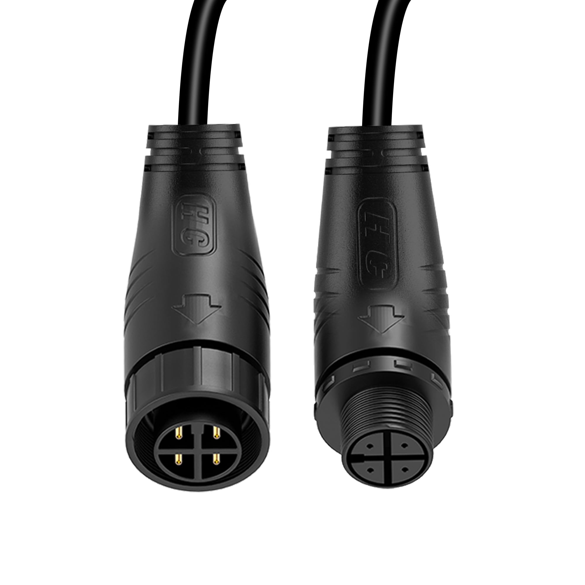 3-in-1 Teichbeleuchtung Kit, 6W RGB Teichlampen Unterwasser mit 6M Kabel (4-adrig), Edelstahl SS316 für Gartenteich Wasserfall Brunnen, 3er-Pack (ohne Stecker und Transformator)