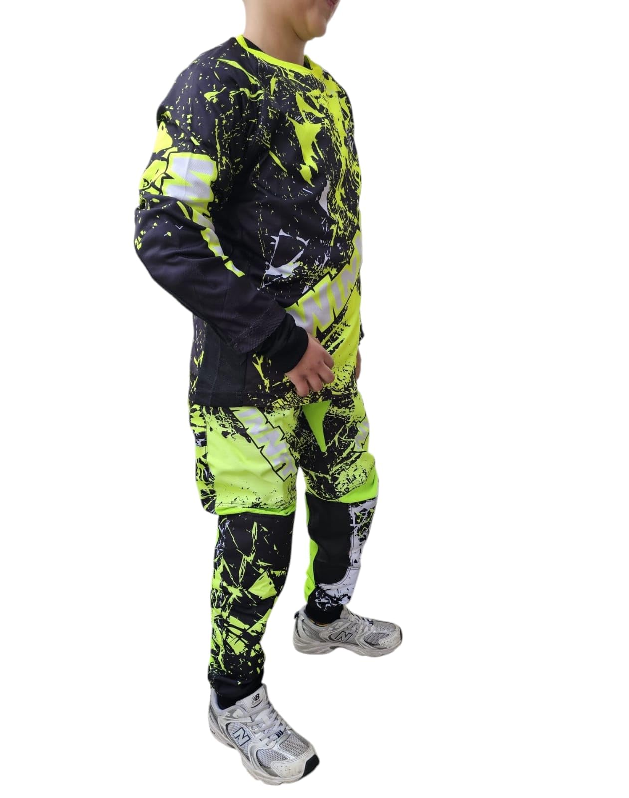 WinNet Completino tuta Bimbo Bambino Moto Cross Quad Maglia maglietta + Pantalone