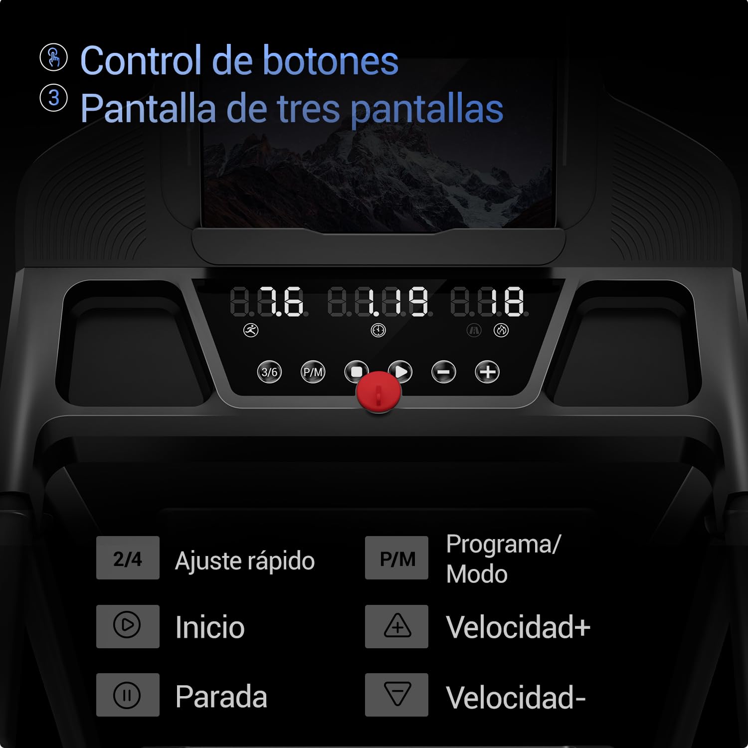UMAY Cinta de Correr Plegable con Inclinación | Cinta de Andar Plegable,Caminadora Electrica Para Casa Equipado con un Motor de 3,0 CV y Pantalla LED,136KG