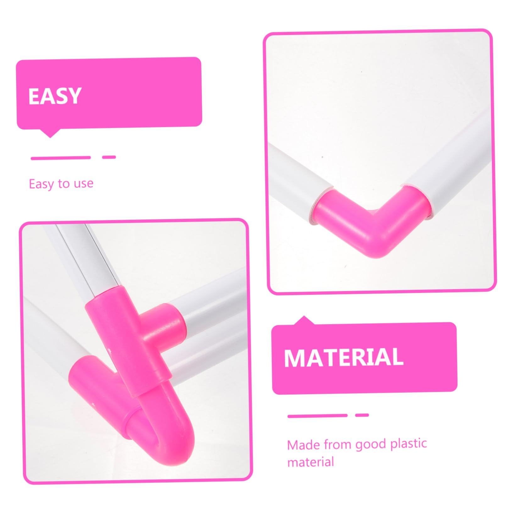 SEWACC Bastidor De Bordar y Bastidor De Punto De Cruz Plástico Pequeño, Para Manualidades, Herramienta De Costura Clip, Adecuado Para Amantes Del Bordado Sala y Dormitorio, Uso Prolongado y Práctico