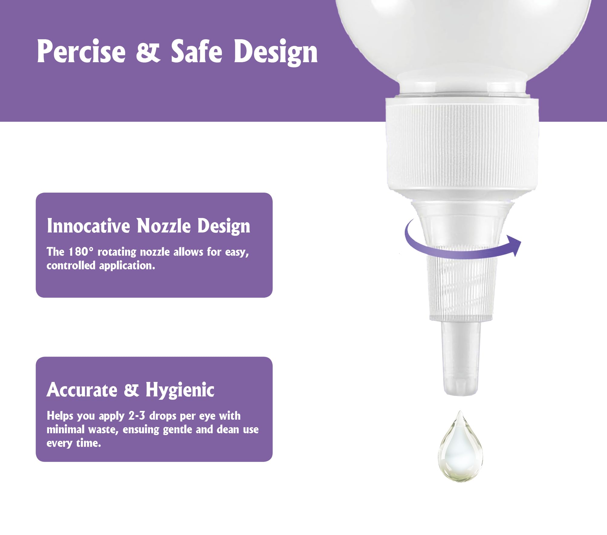 Dog and Cat Eye Wash | Tear Stain Remover Drops for Pets | Gentle Eye Cleaning Solution for Daily Grooming, 50ml - 5