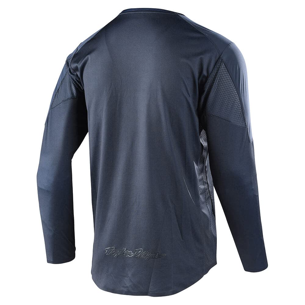 Troy Lee Designs Cycling MTB Bicycle Mountain Bike Jersey Shirt for Men, Drift Jersey LS (Charcoal, Small)
