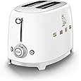 Smeg TSF01RGUS Limited Edition 50's Retro Style Aesthetic 2 Slice Toaster Rose Gold, Copper