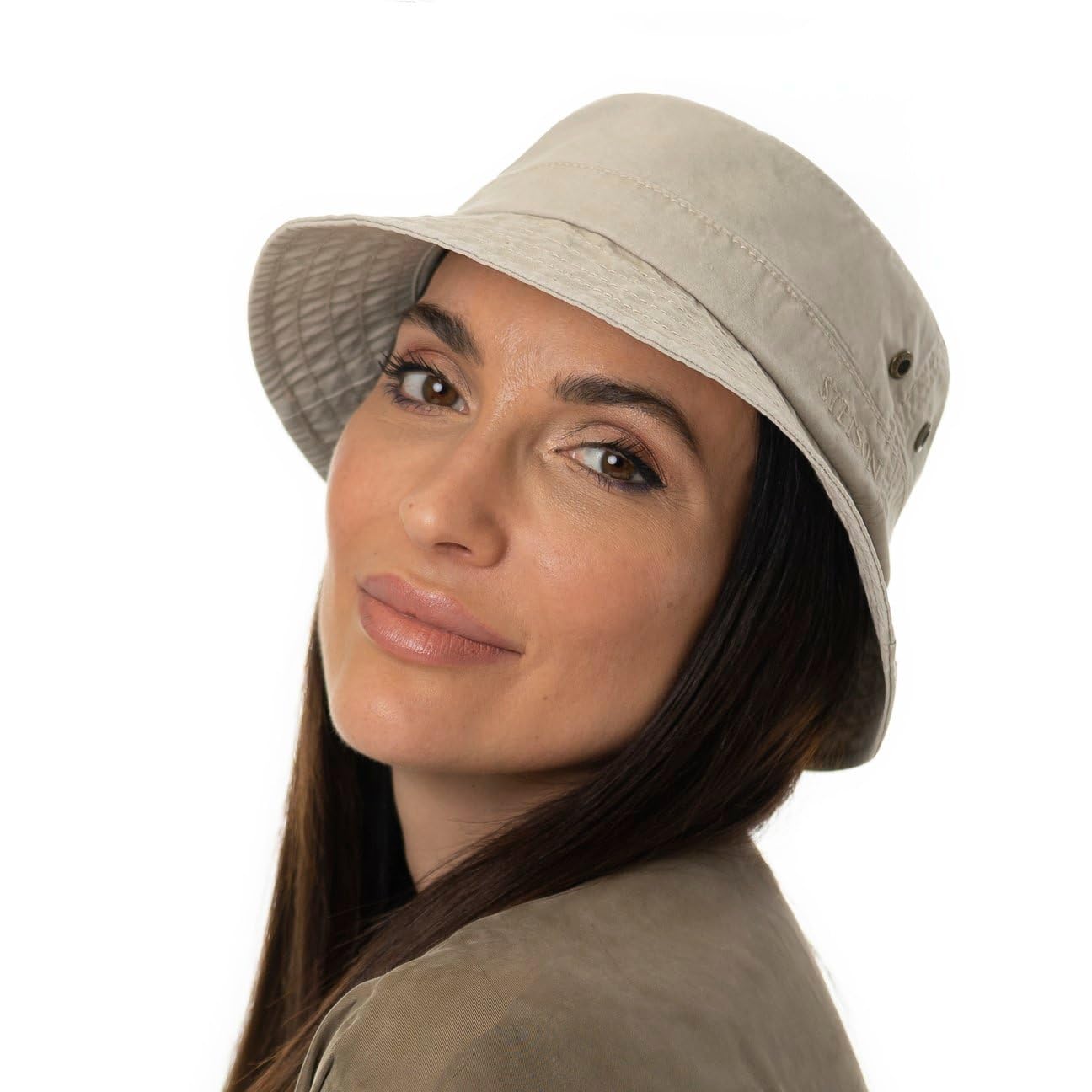 Stetson Reston Chapeau bob Bucket Protection UV 40 Plus Unisexe Printemps Ete