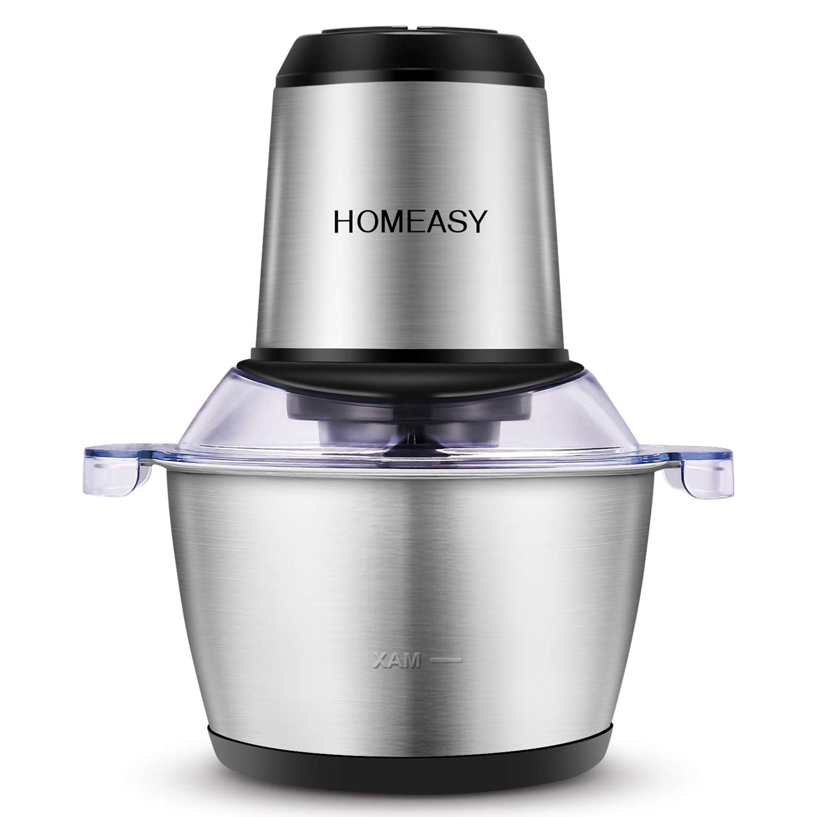 Photo 1 of HOMEASY Electric Food Chopper, 2L Stainless Steel Meat Grinder, 4 Blades