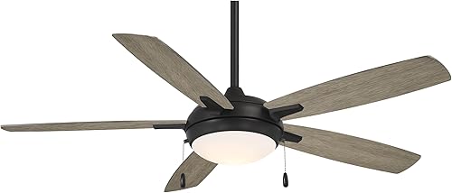 Miniatura 3 de Minka-Aire F534L-WH Lun-Aire con luz Ventilador de techo de 54 pulgadas con luz LED integrada de 17 W en acabado blanco Blanco,Carbón,Bronce
