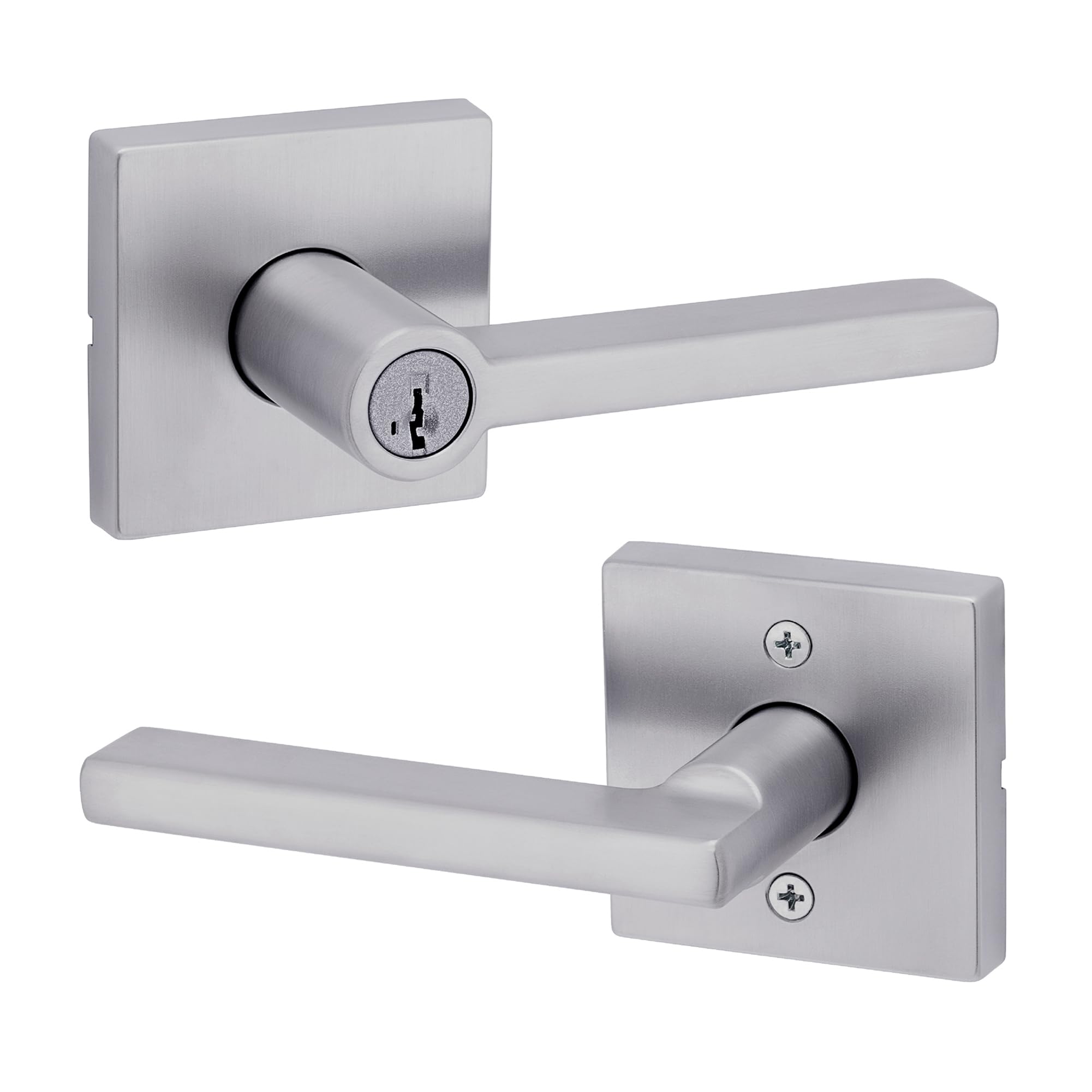 Kwikset Halifax Matte Black Door Lever - 4 Pack -22