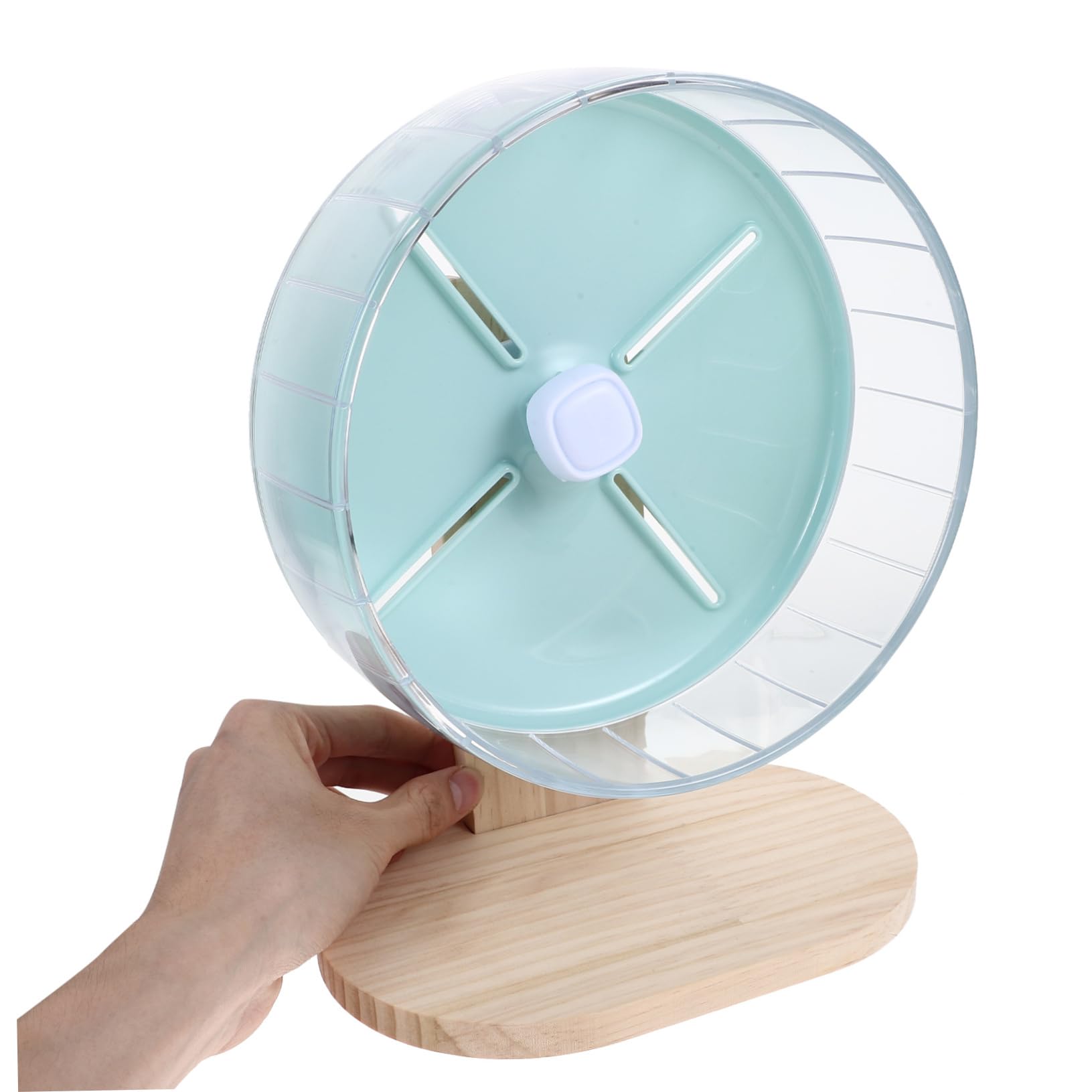 Ruota Silenziosa per Criceto Compatta per Piccoli Animali Domestici per Attività Fitness di Scoiattoli Ricci Topi e Criceti