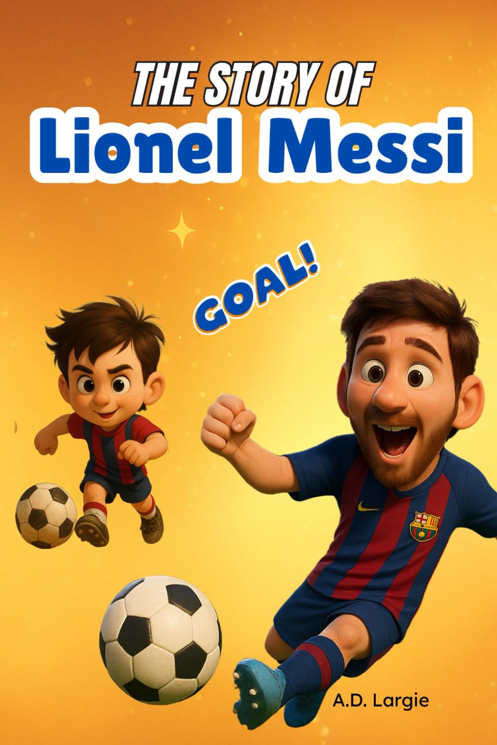 the story of Lionel Messi: biography for kids (soccer books for kids)