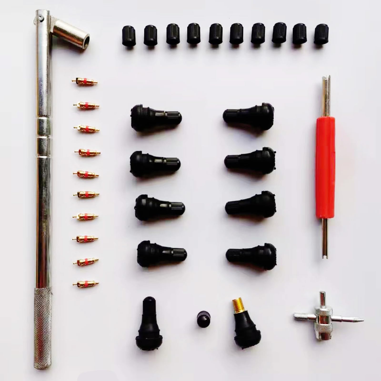 Generic Kit D'outils De Tige De Valve De Pneu - Ensemble Démonte Et