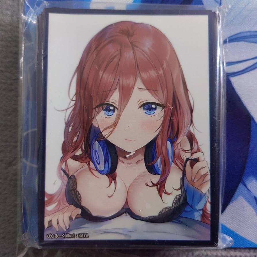 α1 五等分の花嫁 ヘッドフォン&黒下着&あてる 中野三玖 スリーブ&プレマ Amazon.co.jp: α1 五等分の花嫁 黒下着&あてる&ヘッドフォン