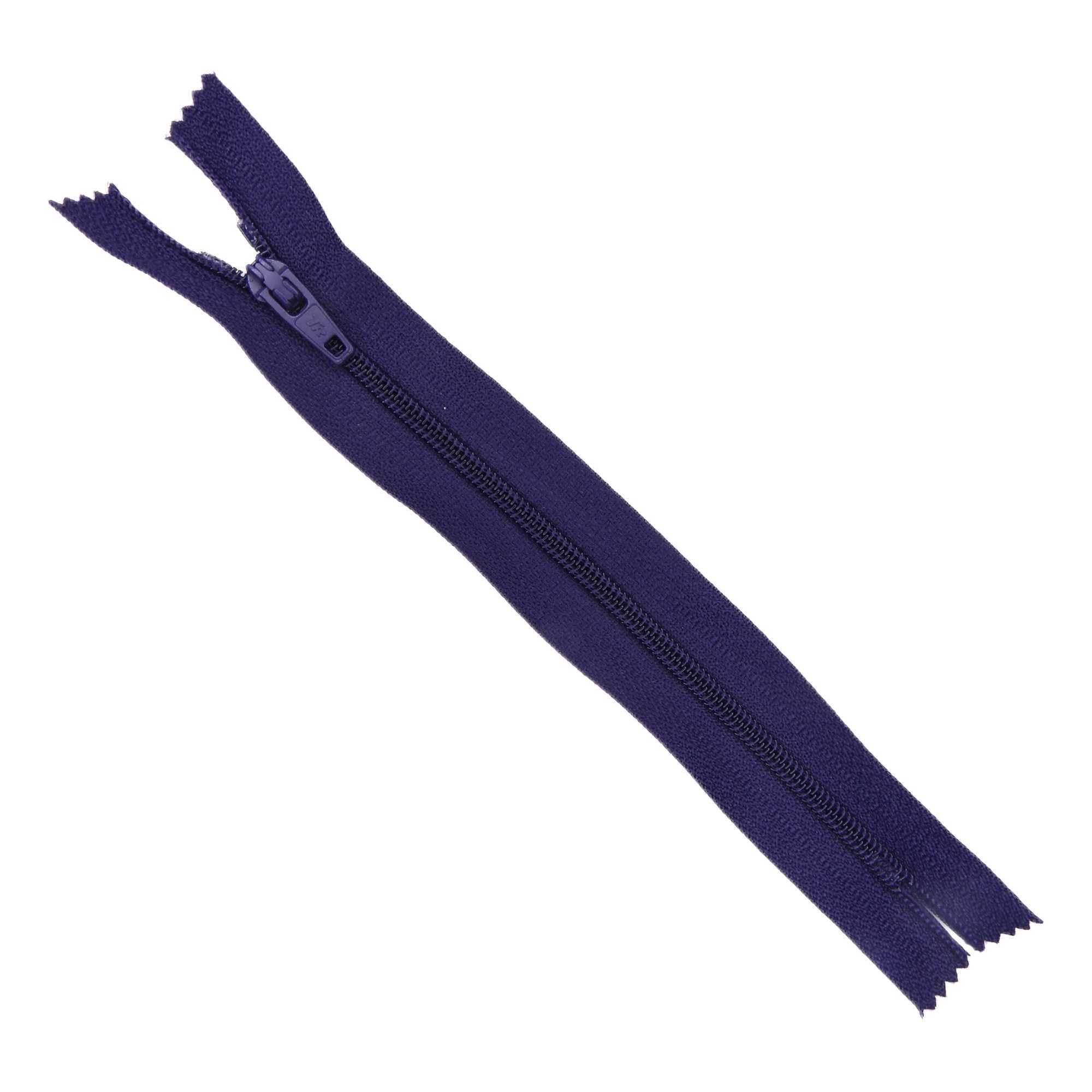 15cm 6 Inch Closed End Zip Nylon No3 Autolock 55 Colour Buy 1 Or 2 Zippers 456D, 0190 Aubergine, 2