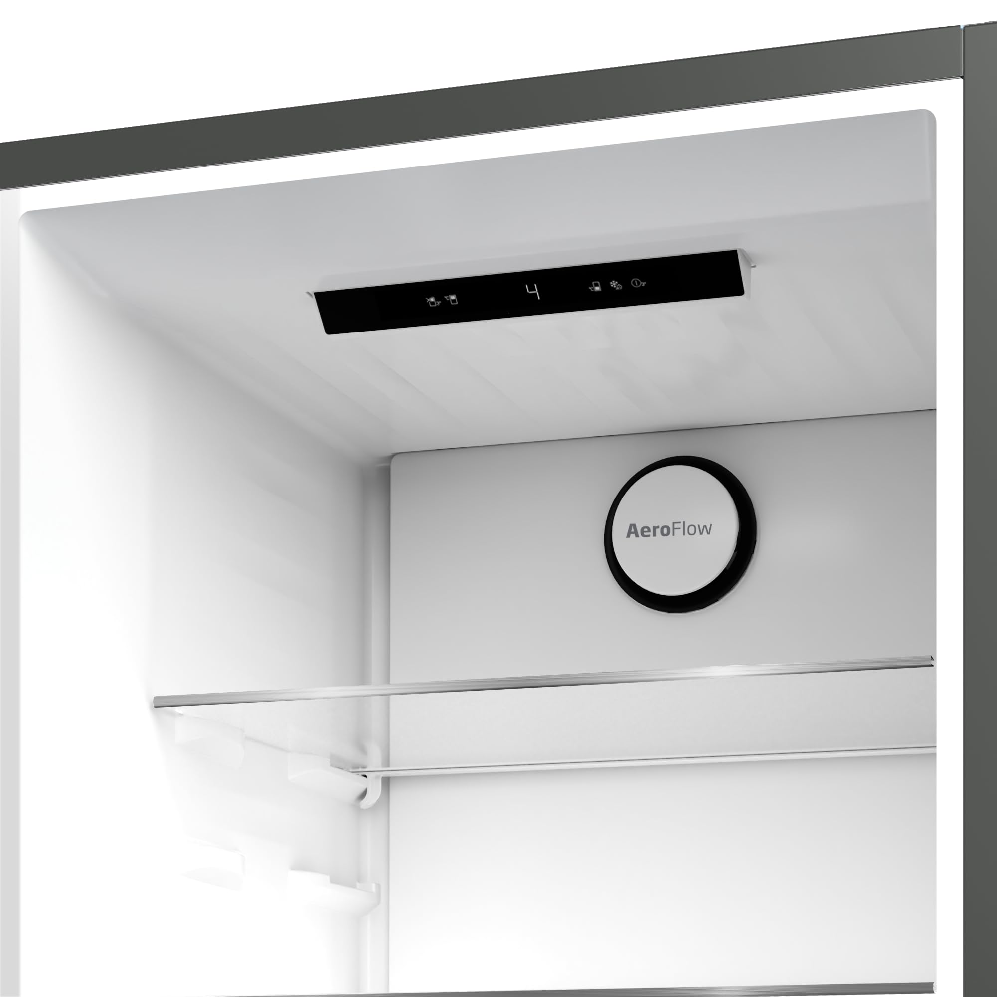Beko - B5RCNA365HG - Frigorifero Combi 1,85metri, Classe D, Total NF, Compressore ProSmart™Inverter, Digitale interno, Metal Grey, AeroFlow, HarvestFresh, 36dbA