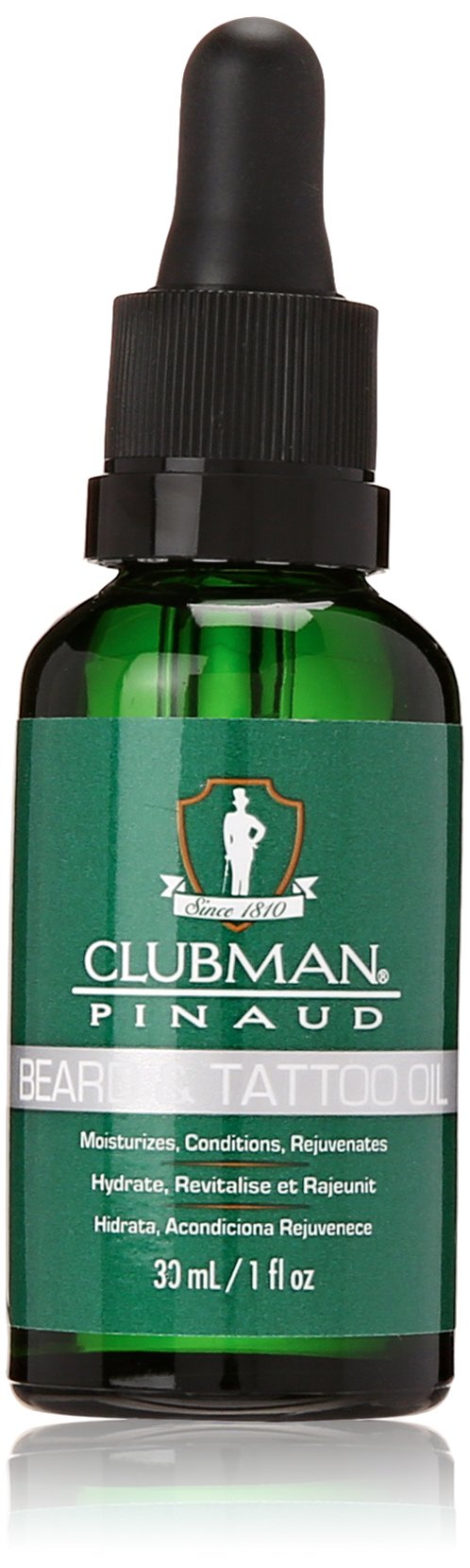 Clubman Pinaud Beard and Tatoo Oil, 1 oz