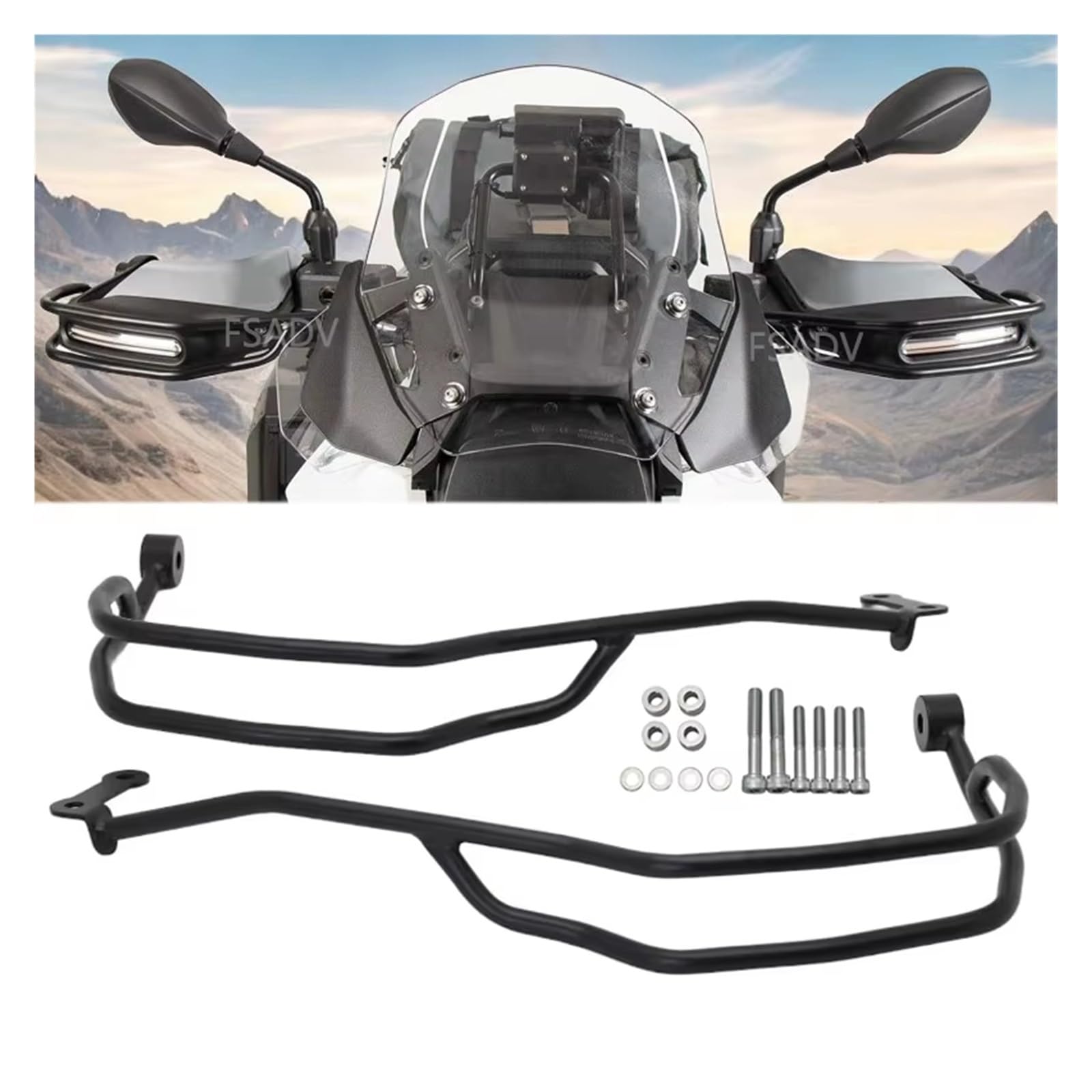 Protège-mains Pour BMW R1300 GS / R1300GS Adventure 2023-2025 - Protection Contre Vent, Froid, Boue Et Chocs
