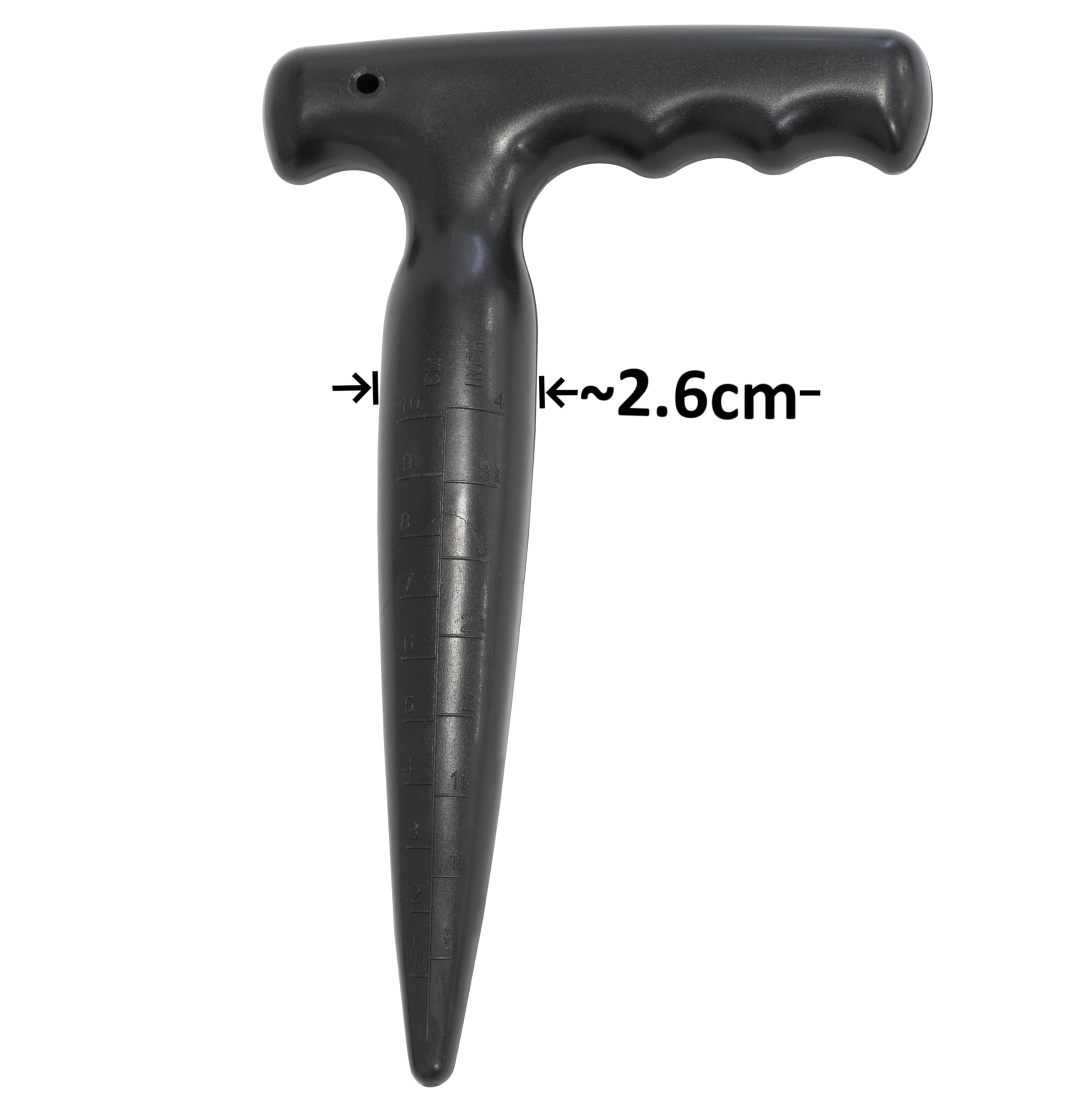 Piantabulbi Con Manici A Molla - Attrezzo Da Giardino In Acciaio Inox Per Trapiantare Fiori E Bulbi - Foto 2