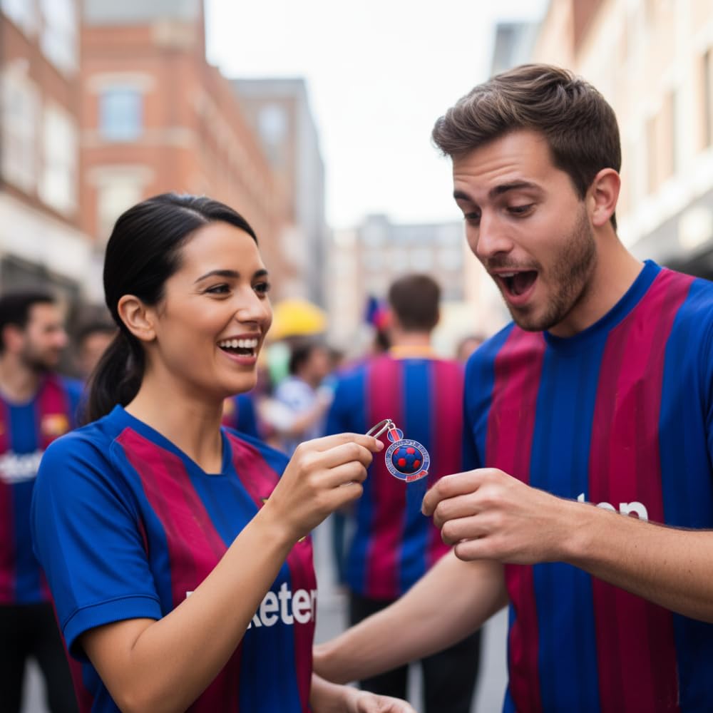 Llavero Barcelona Futbol para hombre regalos moda originales balon llaves coche españa