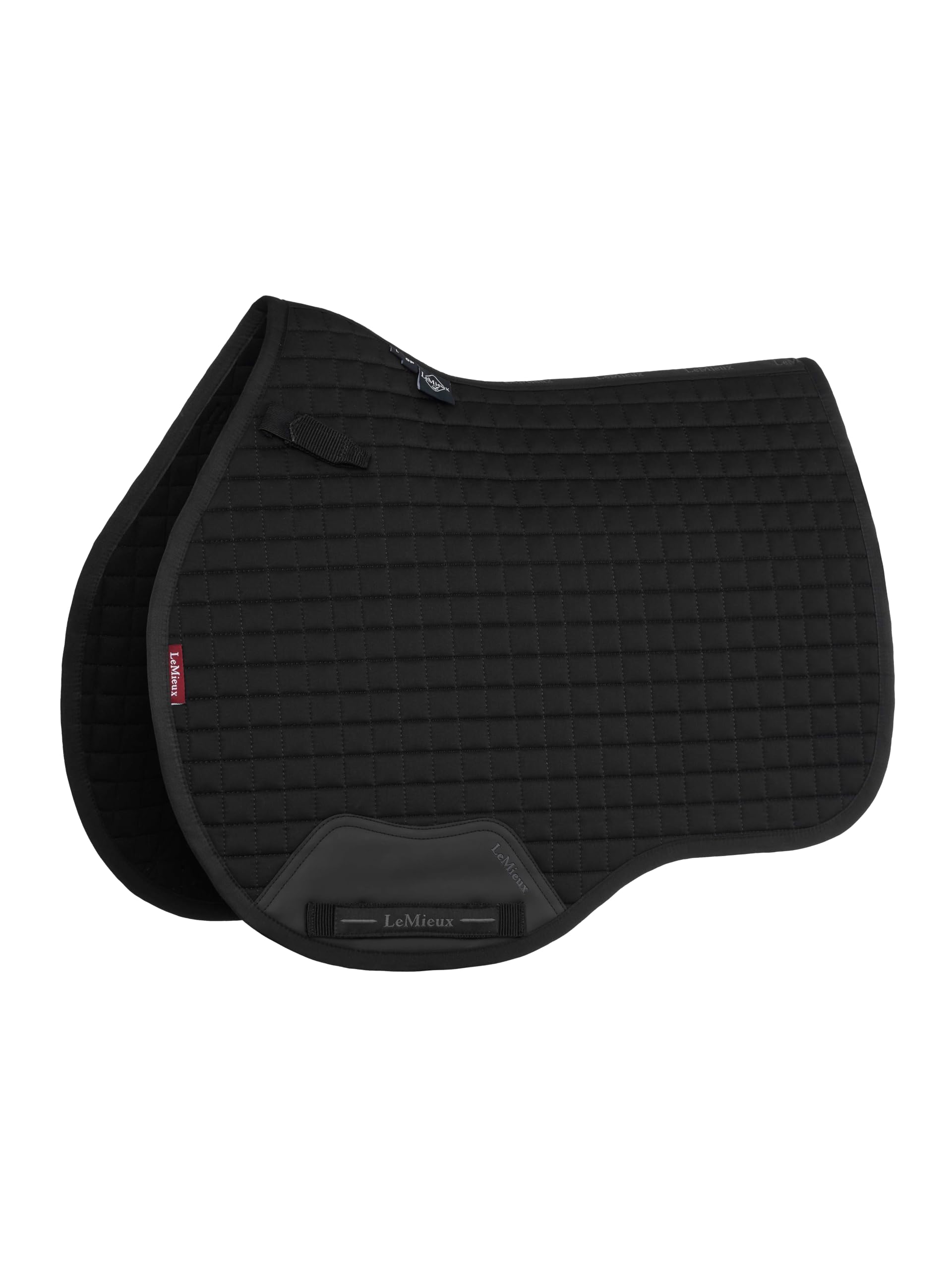 LeMieux Cotton GP Square - Equestrian Saddle Pad - High Wither - Black - Large