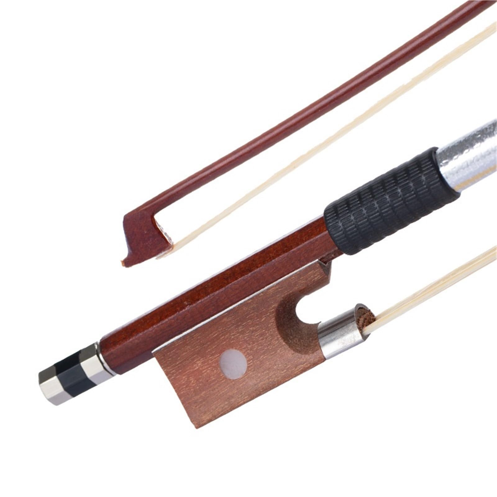 Arcos De Violín Profesionales Accesorio De Instrumento Profesional Madera Natural Crin Arco Violín(1/8)