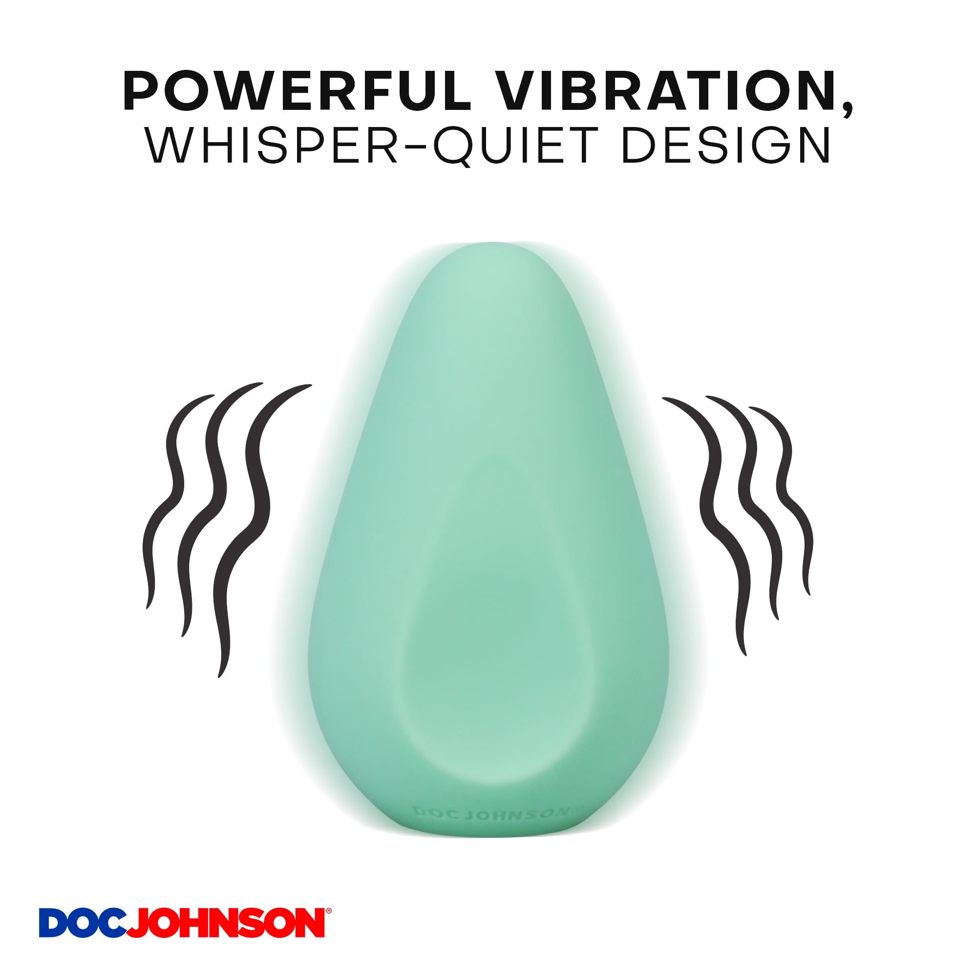 Ritual - Chi - Clitoride in silicone ricaricabile - Vibratore per clitoride in silicone con 10 potenti modelli vibranti - di Doc Johnson